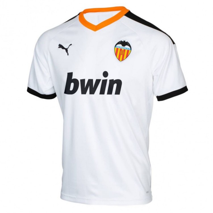 Футбольная футболка Валенсия Домашняя 2019 2020 5XL(60)