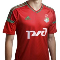 Футбольная футболка ФК Локомотив Домашняя 2015 2016 L/S L(48)